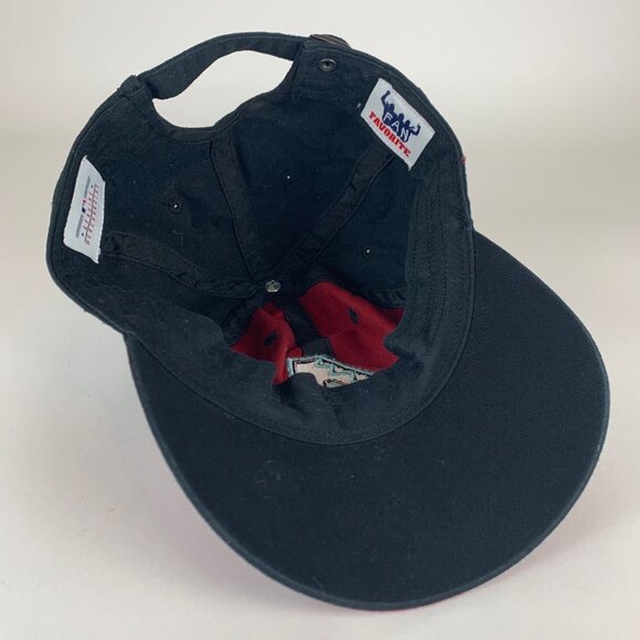 Arizona Diamondbacks Black Red Fan Favorite Relaxed Fit Strapback Adjustable Hat - Picture 4 of 6